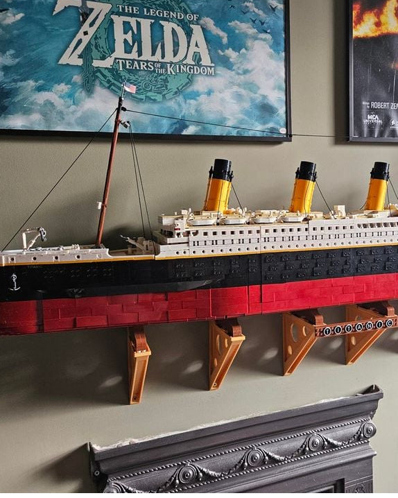 Wall Mount Bracket for LEGO Titanic 10294