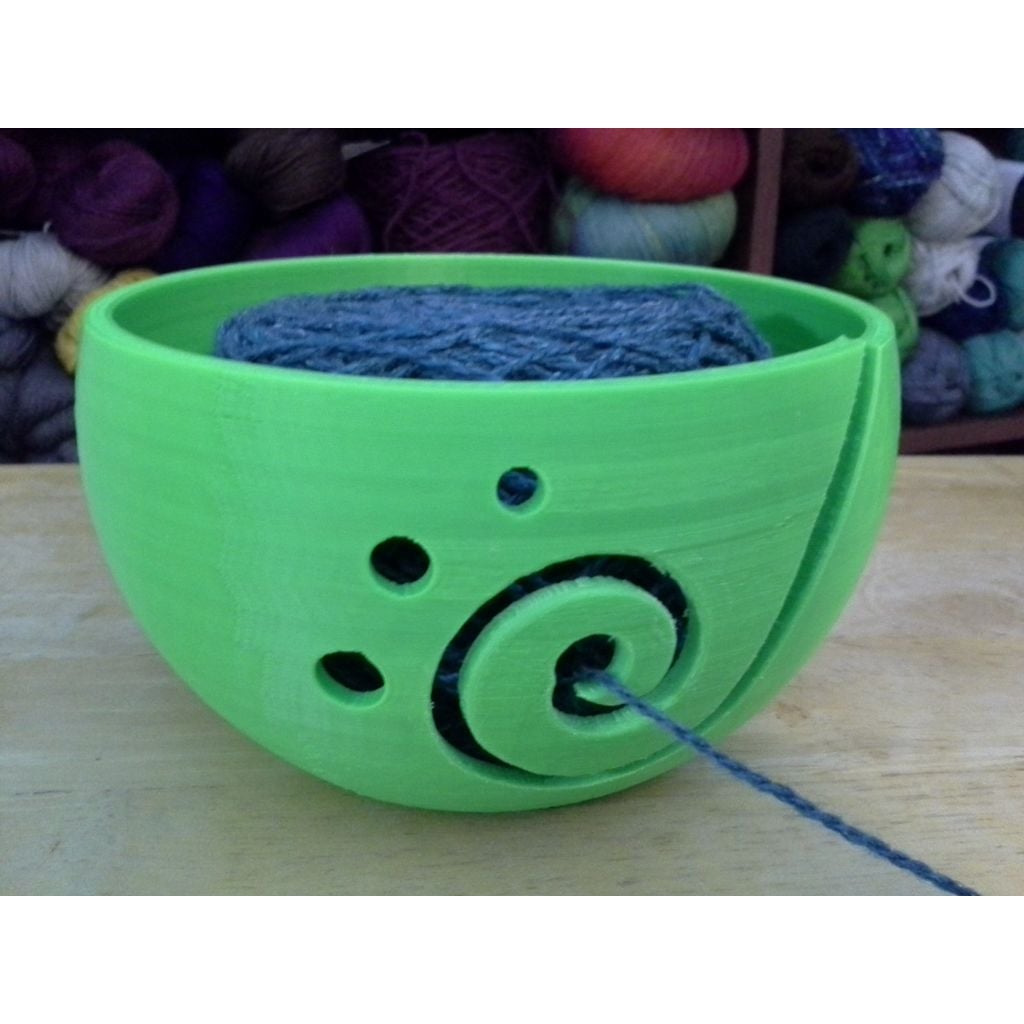 Spiral Yarn Bowl for Knitting and Crochet