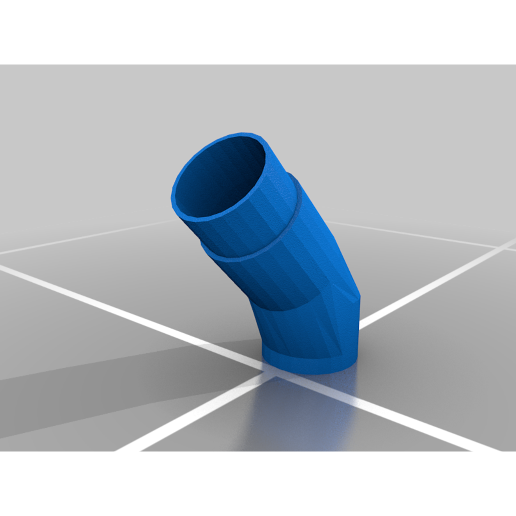 45° Elbow Connector for NFT Hydroponics Channels