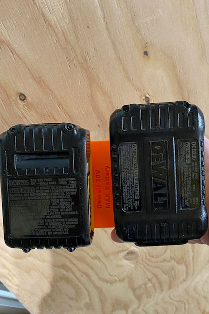Dewalt 20V Double Battery Wall Mount Holder