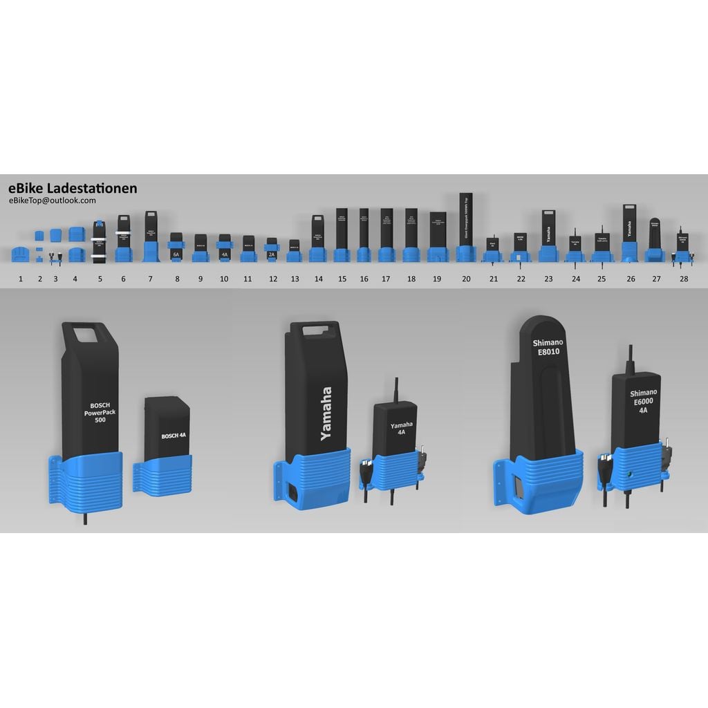 Wall Mount for Bosch eBike PowerPack 500 Battery