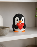 Pinguin-Figur – Süße Valentinsdekoration