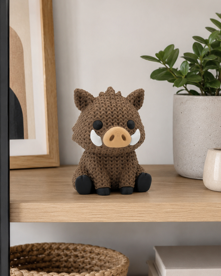 Wildschwein Figur – Rustikales Waldtier für dein Zuhause